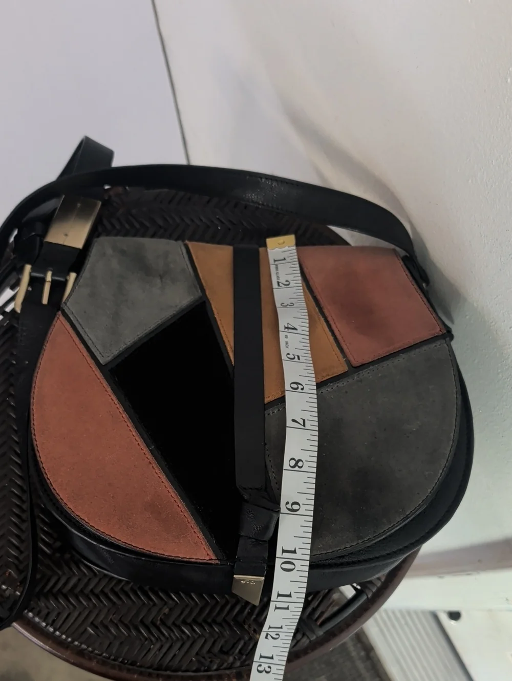Corrina + Foley Crossbody Patch Work Bag